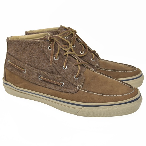*Sperry Sz 13M Brown Wool & Leather Chukka Boots main image 5